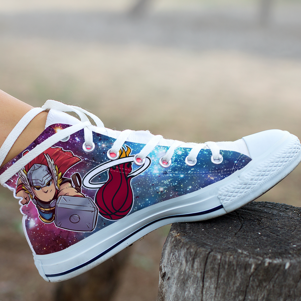 Thor Hight Top Shoe White Miami Heat