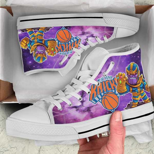 Thanos Hight Top Shoe White New York Knicks